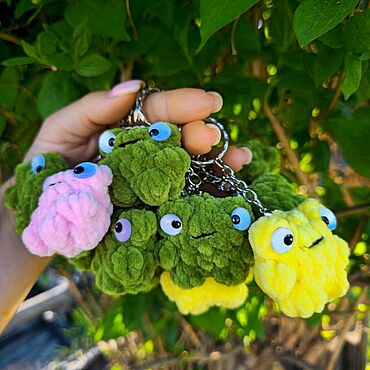 Сумки ручной работы. Ярмарка Мастеров - ручная работа Брелок Жабка. Handmade.
