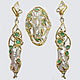 Order The set is 925 silver with Baroque pearls and emeralds. Silverjewels. Livemaster. . Jewelry Sets Фото №3