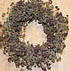 A wreath is a talisman for the house.thistle.oregano. Wreaths. Ekostil. My Livemaster. Фото №4