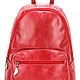 Leather backpack Violetta (red), Backpacks, St. Petersburg,  Фото №1
