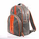 Order Leather men's backpack 'Hunter' (Academic). CRAZY RHYTHM bags (TP handmade). Livemaster. . Men\\\'s backpack Фото №3