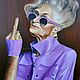 Интерьерная картина яркая бабушка в очках, Картины, Санкт-Петербург,  Фото №1