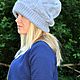 Gorra de merino y de cabra pelusa. Caps. Olga Lado. Ярмарка Мастеров.  Фото №6