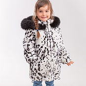 Одежда детская handmade. Livemaster - original item Mouton fur coat 