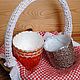 Basket made of vine with a cover for kitchen, needlework, Easter. Basket. Studio Villa-Oliva. Online shopping on My Livemaster.  Фото №2