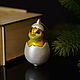 Елочная игрушка фарфоровая елочная игрушка Цыпленок в яйце, Елочные игрушки, Москва,  Фото №1
