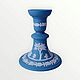 Винтаж: Wedgwood Jasperware Винтажный высокий подсвечник. Подсвечники винтажные. Decor.mylove. Ярмарка Мастеров.  Фото №4
