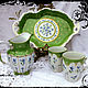 Order The painted porcelain.Set 'Cornflower blue summer'. Frida Gots. Livemaster. . Tea & Coffee Sets Фото №3