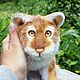 Tiger. Golden tiger cub in realistic technique. Nature, Stuffed Toys, Kamensk-Uralsky,  Фото №1