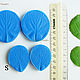 Order 'STRAWBERRY LEAF' SILICONE MOLD (WEINER). Mozza-Flowers. Livemaster. . Molds for making flowers Фото №3