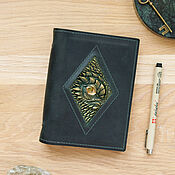 A5 leather notebook 