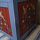 Order Chest for the children's room 'Lev and Indrik'. Russian Folk Painting. Livemaster. . Storage of things Фото №3
