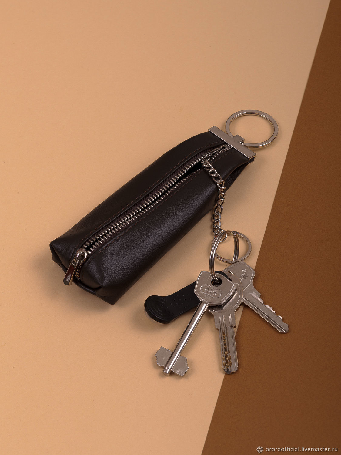 key holder made of genuine leather, Housekeeper, Moscow,  Фото №1