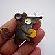 Brooch ' Mouse-Thief'. Brooches. ETNOMIR (ethnomir). My Livemaster. Фото №4