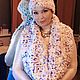 Комплект  Шапка бини+ снуд "КРУПНЫЕ МАЗКИ» букле. Шапки. Анна Лесникова      Les accessoires. Ярмарка Мастеров.  Фото №5