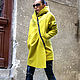 Зимнее пальто Mustard Winter Asymmetric. Пальто. MILENA (aakasha). Ярмарка Мастеров.  Фото №4