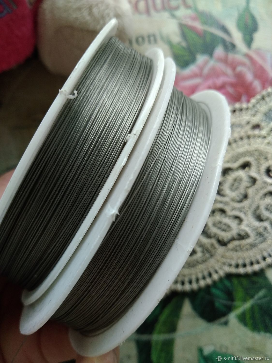 Тросик стальной метражом купить в интернет-магазине Ярмарка Мастеров по ...