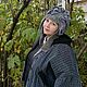 Головной убор ,,Очарование модерна". Шапка-ушанка. ЕЛЕНА ВАУЛИНА. Ярмарка Мастеров.  Фото №12