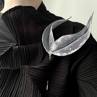 Украшения ручной работы. Ярмарка Мастеров - ручная работа Брошь «Leaves». Handmade.