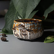Ароматическая соевая свеча из серии «Стихия» в керамической пиале