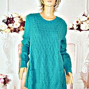 Одежда handmade. Livemaster - original item Knitted tunic,size 52-56.. Handmade.