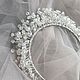 Диадема Viki. Диадемы. MJ Bride Свадебные украшения. Интернет-магазин Ярмарка Мастеров.  Фото №2