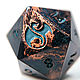 Большой дайс D20 для DnD Бронзовый дракон. Фишки и кости. Geek Shelf. Ярмарка Мастеров.  Фото №6