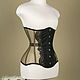Бельевой корсет  из сетки с мушками и кружевом. Корсеты. Shi Corset (Анна). Интернет-магазин Ярмарка Мастеров.  Фото №2