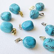 Материалы для творчества handmade. Livemaster - original item Turquoise pendant, turquoise pendant. Handmade.