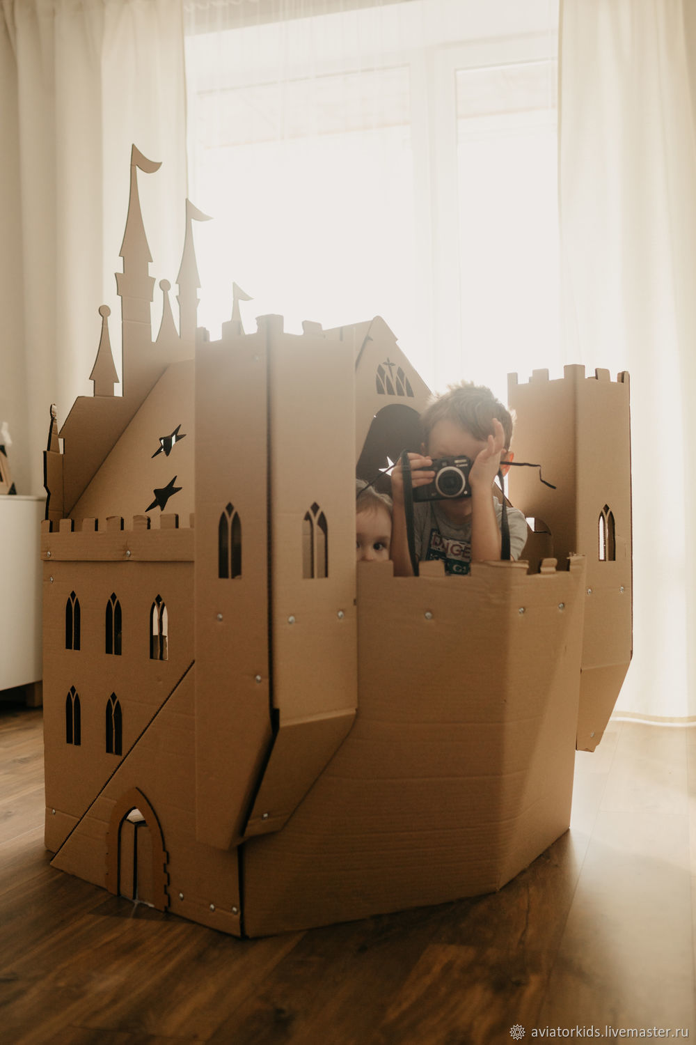 Как сделать замок из картона: видео мастер класс
