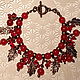 Заказать Комлект украшений "Смородинка красная". Татьяна. Подарки HandMade для всех. Ярмарка Мастеров. . Комплекты украшений Фото №3