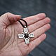Equilateral cross with garnet. 925 sterling silver. Pendants. kot-bayun. My Livemaster. Фото №5