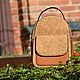 Backpack made from Portuguese cork with leather inserts, Case, Moscow,  Фото №1