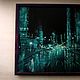 16x16' Oil Painting. Glass City. Pictures. Walperion Paintings. My Livemaster. Фото №6