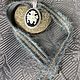 Заказать Камея «череп в цилиндре» на шерстяном чокере. Artisan A Галина. Ярмарка Мастеров. . Чокер Фото №3
