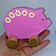 Order Pig-catalucci Daisies 'Mother and I'. Shop Grizunok teether. Livemaster. . Rolling Toys Фото №3