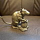 Order Rat cash-sculpture bronze. Bronza-piter. Livemaster. . Figurines Фото №3