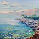 Oil painting 'Air and sea', 40-40 cm, Pictures, Nizhny Novgorod,  Фото №1