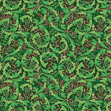 Материалы для творчества ручной работы. Ярмарка Мастеров - ручная работа 15148. Американский хлопок "Holiday Nouveau". Handmade.