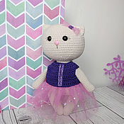 Куклы и игрушки handmade. Livemaster - original item Doll cat plush cat gift for a girl. Handmade.