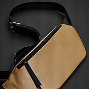 Сумки и аксессуары handmade. Livemaster - original item Belt bag leather. Handmade.