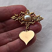 Винтаж handmade. Livemaster - original item Collection Brooch with pearl from 1928. Handmade.