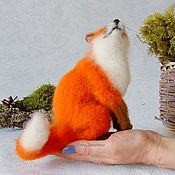 Куклы и игрушки handmade. Livemaster - original item felt toy: Fox, an interior toy.. Handmade.
