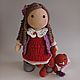   Кукла с мишуткой, Амигуруми куклы и игрушки, Нальчик,  Фото №1