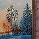 Картина маслом "Зимнее утро". Картины. Elena Lesnova (naturesoul). Ярмарка Мастеров.  Фото №4