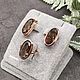 Diaspore (sultanite) earrings and ring with rhodium plated gold. Jewelry Sets. naturalkavni. My Livemaster. Фото №6