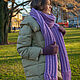 scarf lilac, Scarves, St. Petersburg,  Фото №1