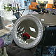 Mirror in mosaic frame, titanium glitter, Mirror, Krasnodar,  Фото №1