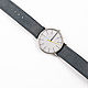 Dark blue solid Genuine leather strap. Watch Straps. Asketica. Online shopping on My Livemaster.  Фото №2