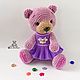 Soft toy Bear plush Bear knitted plush toy, Stuffed Toys, Volokolamsk,  Фото №1